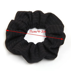 Solid Elastic Scrunchie For Women Girls Sleep Soft Scrunchies