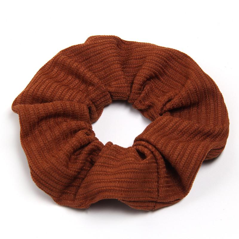 Solid Elastic Scrunchie For Women Girls Sleep Soft Scrunchies