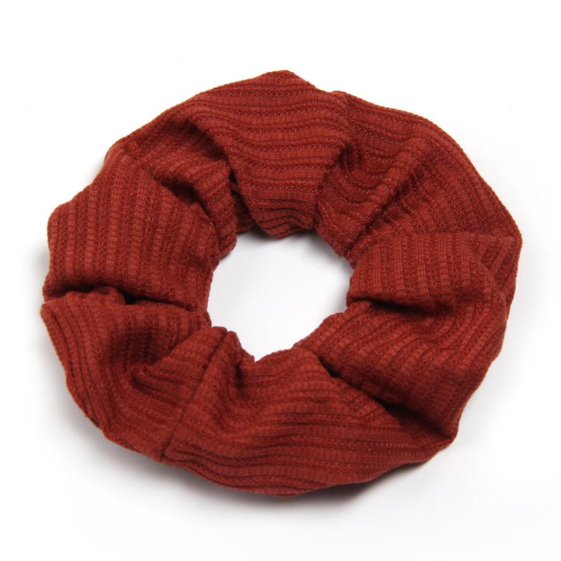 Solid Elastic Scrunchie For Women Girls Sleep Soft Scrunchies