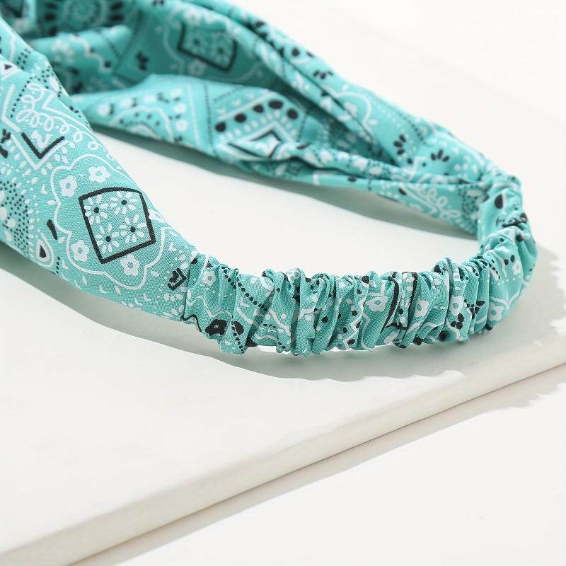 6PCS Boho Style Head Band Cross Knotted Hair Tie Headband Hair Accessories