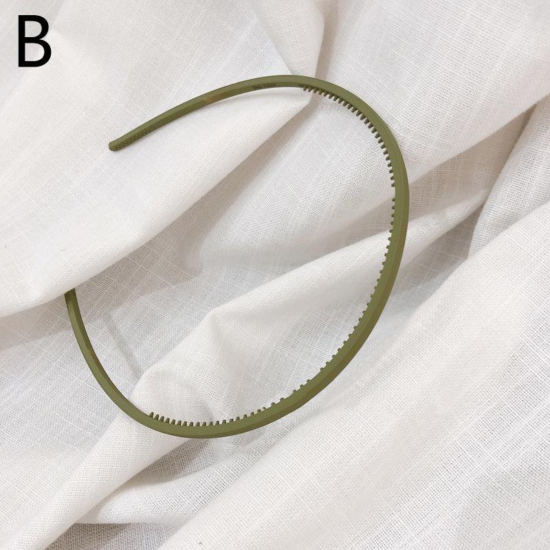 Frosted Candy Thin Hairband Headband Daily Sports Wash Face Hair Accessories