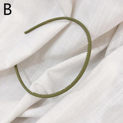 Frosted Candy Thin Hairband Headband Daily Sports Wash Face Hair Accessories