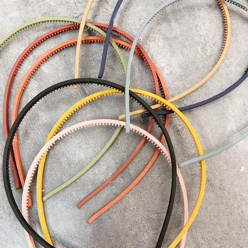 Frosted Candy Thin Hairband Headband Daily Sports Wash Face Hair Accessories