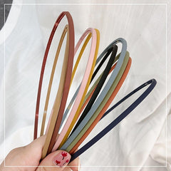 Frosted Candy Thin Hairband Headband Daily Sports Wash Face Hair Accessories