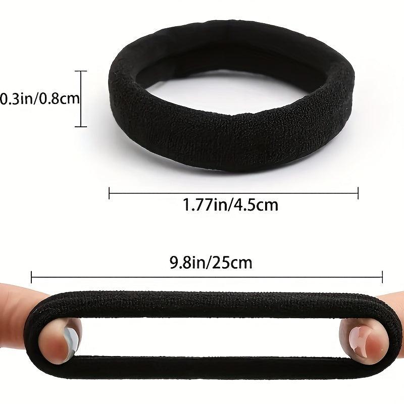 Thick Hair Elastic Hair Tie Seamless Rope Ponytail Holder