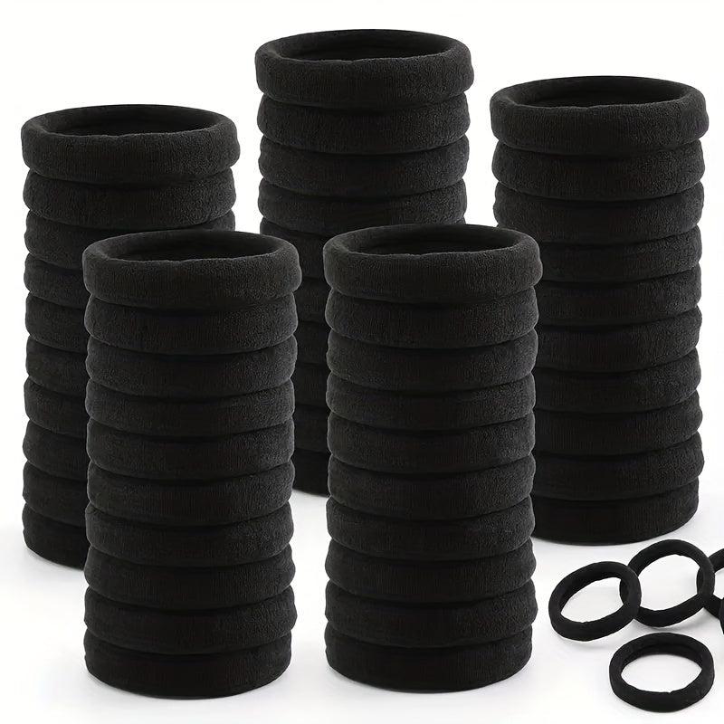 Thick Hair Elastic Hair Tie Seamless Rope Ponytail Holder