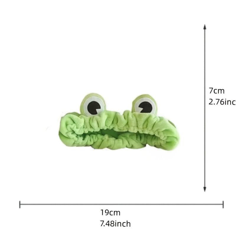 Funny Frog Makeup Headband Wide Elastic Hairband