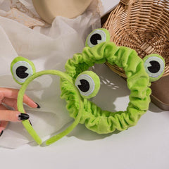 Funny Frog Makeup Headband Wide Elastic Hairband
