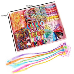 780pcs Hair Accessories Set Hair Tie Hair Clip Rubber Band Barrette Colorful