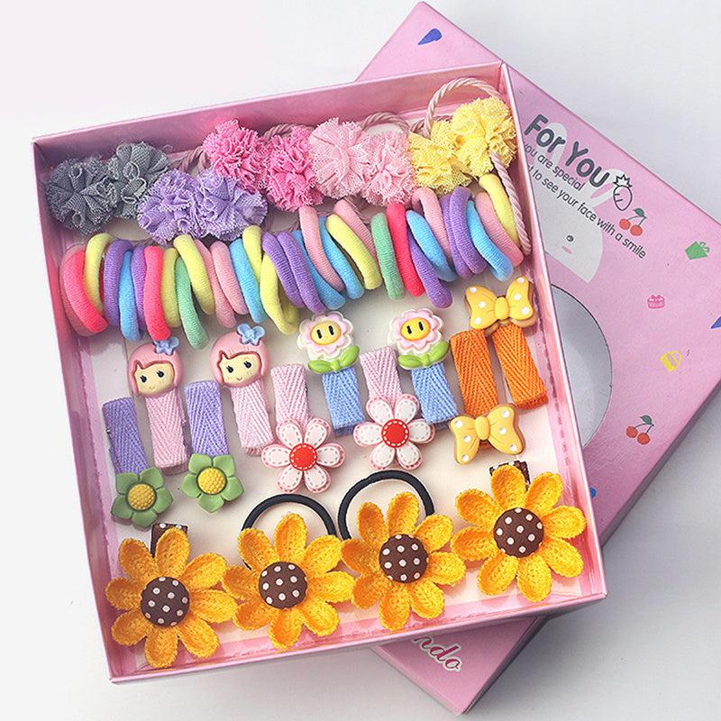 780pcs Hair Accessories Set Hair Tie Hair Clip Rubber Band Barrette Colorful