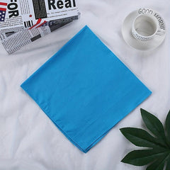 12pcs 42 Solid Bandana for Tie Dying Plain Square Scarf Handkerchiefs