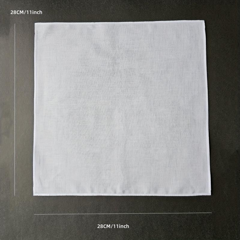 6pcs Soft Wedding Hankies Handkerchief Accessories