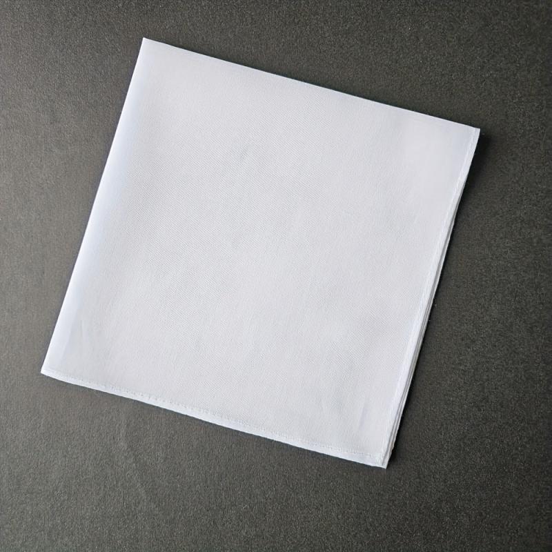 6pcs Soft Wedding Hankies Handkerchief Accessories