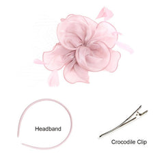 Fascinator Hat For Women Tea Party Headband Wedding Cocktail Flower
