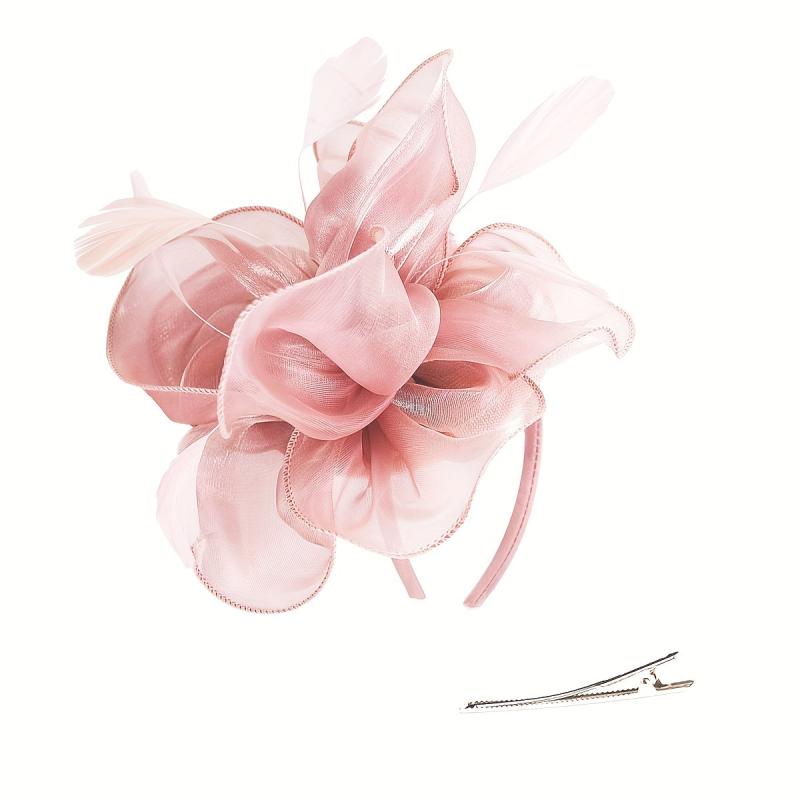 Fascinator Hat For Women Tea Party Headband Wedding Cocktail Flower