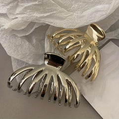 Metal Octopus Hair Claw Shark Claw Ponytail Holder Hair Claw Clip