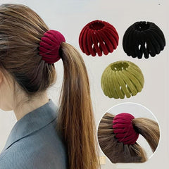 Magic Bird Nest Hair Ties Hair Scrunchies Hair Styling Tools Velvet Hair Clip