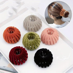 Magic Bird Nest Hair Ties Hair Scrunchies Hair Styling Tools Velvet Hair Clip