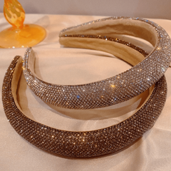 Rhinestone Headbands Sparkly Hair Hoop Hair Accessories