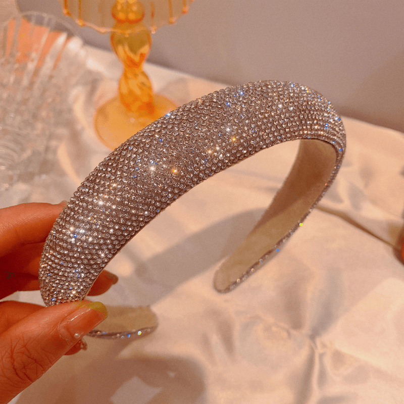 Rhinestone Headbands Sparkly Hair Hoop Hair Accessories