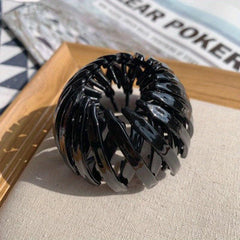 Rhinestone Magic Bird Nest Clip Hair Bun Maker Ponytail Holder Vintage Hair
