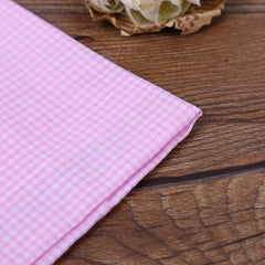 12pcs Plaid Pattern Cotton Sweat Handkerchief Lightweight Square Scarf