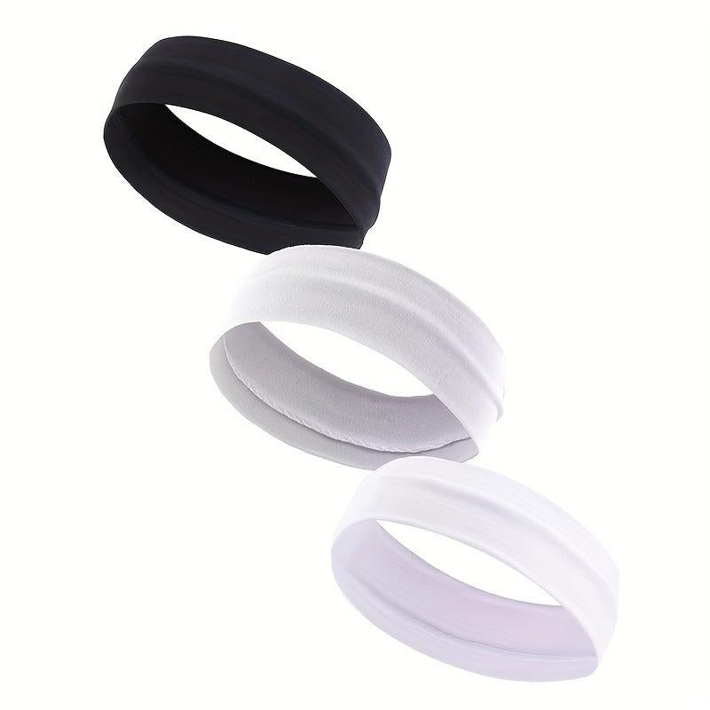 3pcs Yoga Elastic Hair Band Headband Set Hair Accessory