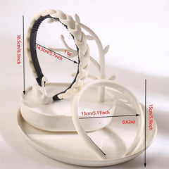 Retro Gloss Twist Headband Non slip Braided Hair Band Set