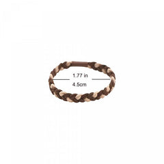 5pcs Braided Hair Tie Elastic Hair Bands Ponytail Holder