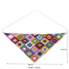 Boho Knit Hair Band Floral Head Wrap Girls
