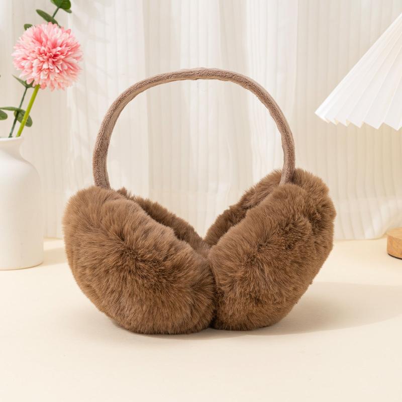 Winter Faux Fur Earmuffs Foldable Ear Warmers