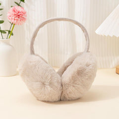 Winter Faux Fur Earmuffs Foldable Ear Warmers