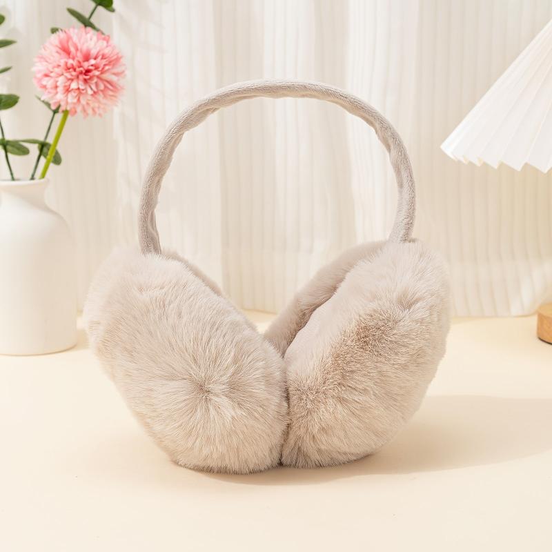 Winter Faux Fur Earmuffs Foldable Ear Warmers
