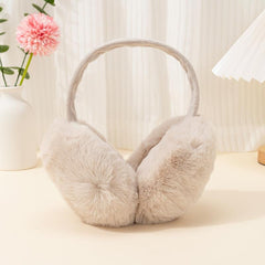 Winter Faux Fur Earmuffs Foldable Ear Warmers