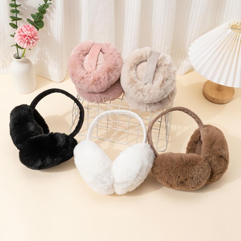 Winter Faux Fur Earmuffs Foldable Ear Warmers