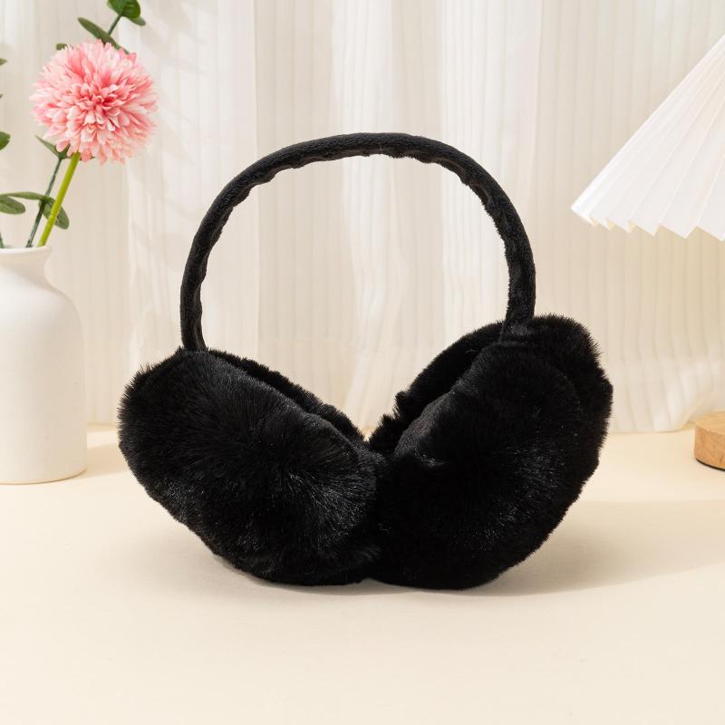 Winter Faux Fur Earmuffs Foldable Ear Warmers