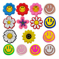 Funny Smile Shoe Charms for Sandals Clogs Pin Sandal