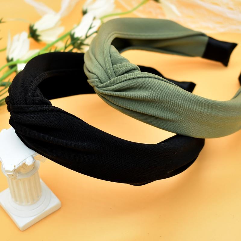 Bow Wide Yoga Non Slip Hairbands Head Hoop Elastic Hair Accessories 2pcs