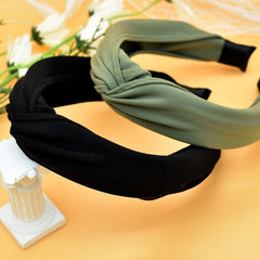 Bow Wide Yoga Non Slip Hairbands Head Hoop Elastic Hair Accessories 2pcs