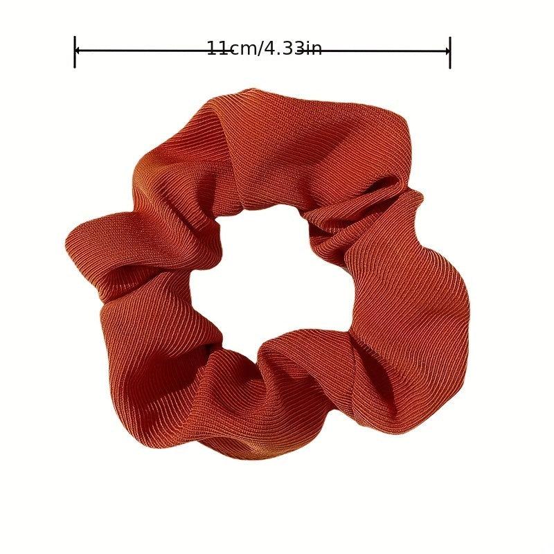 Ribbed Scrunchies Hair Tie Ponytail Holder Hair Accessories