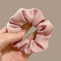 Ribbed Scrunchies Hair Tie Ponytail Holder Hair Accessories