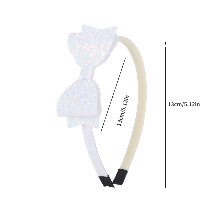 Princess Style Glitter Bow Knot Headband Hair Accessories