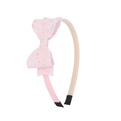 Princess Style Glitter Bow Knot Headband Hair Accessories