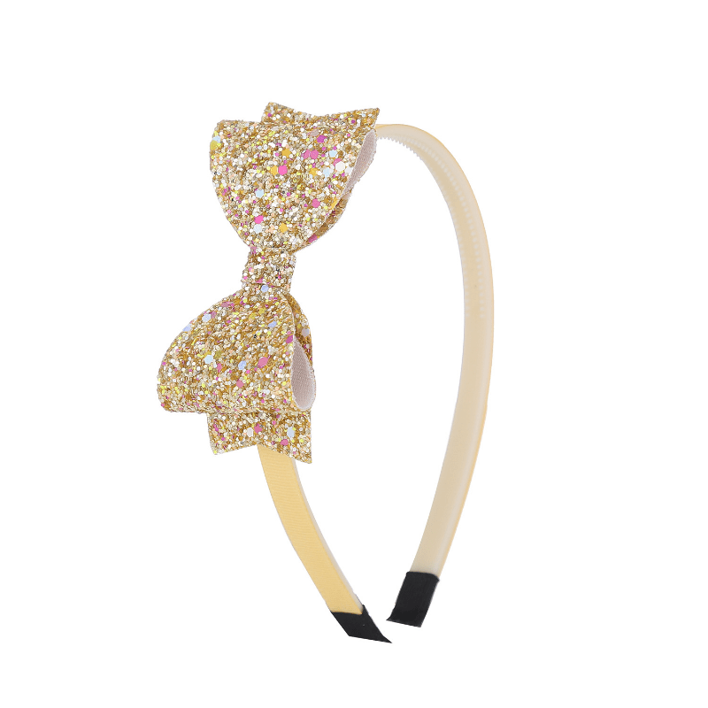 Princess Style Glitter Bow Knot Headband Hair Accessories