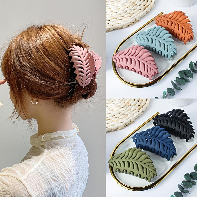 Fall Autumn Hair Clips Large Hair Claw Leaf Hair Clip