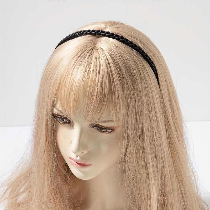 6PCS Multicolor Wavy Hair Band Plastic Headbands Hair Hoop Accessory