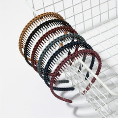 6PCS Multicolor Wavy Hair Band Plastic Headbands Hair Hoop Accessory