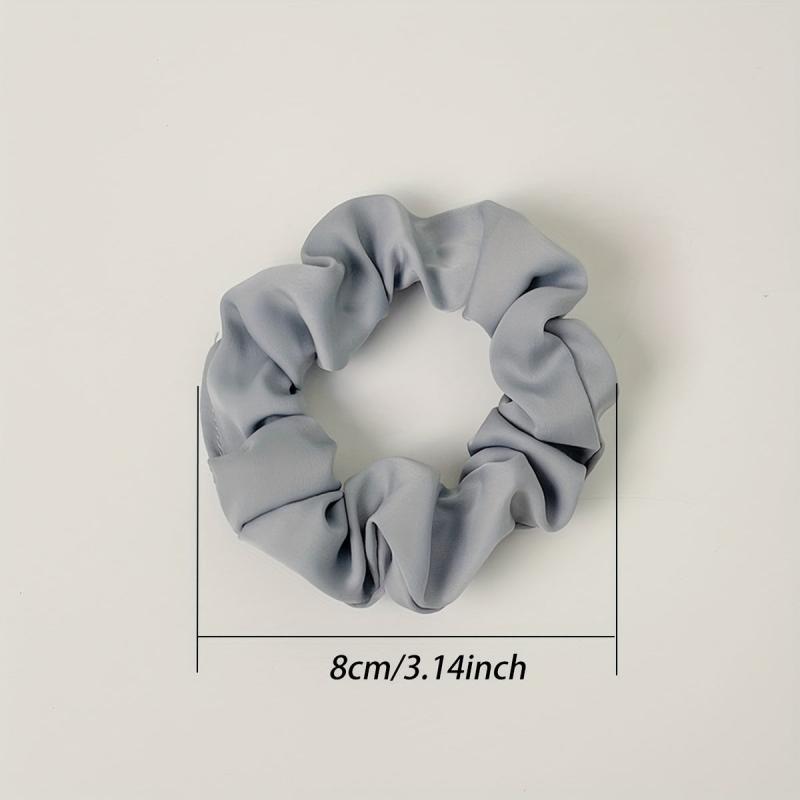 8pcs Satin Hair Scrunchies Hair Tie Ponytail Holder Accessories