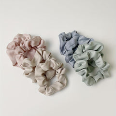 8pcs Satin Hair Scrunchies Hair Tie Ponytail Holder Accessories