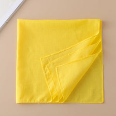 12pcs Solid Scarf Bandana 50 04cm Small Square Neckerchief Head Wrap Scarves